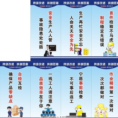 安全为本 质量为先 车间标语助力生产与品质效率双提升